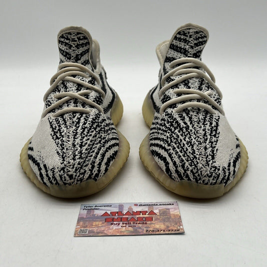 Size 8 - adidas Yeezy Boost 350 V2 Low Zebra White Black Red (CP9654)