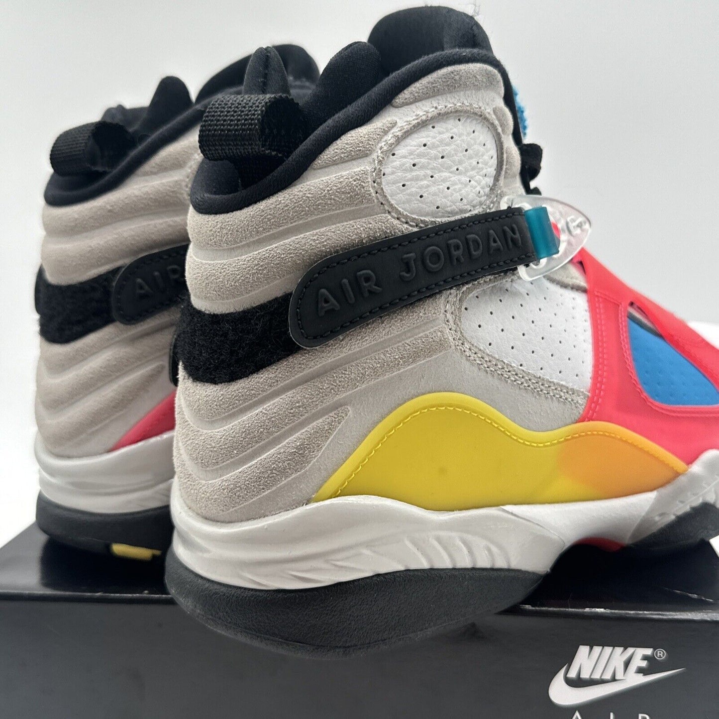 Size 8 - Jordan 8 Retro SP SE Multi-Color 2019 White Leather OG All