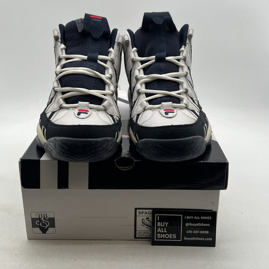 Size 11.5 - Fila Spaghetti White/Navy Jerry Stackhouse (1VB90045-127)