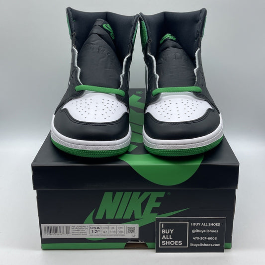 Size 12.5 - Air Jordan 1 Retro OG High Lucky Green Leather (DZ5485-031)