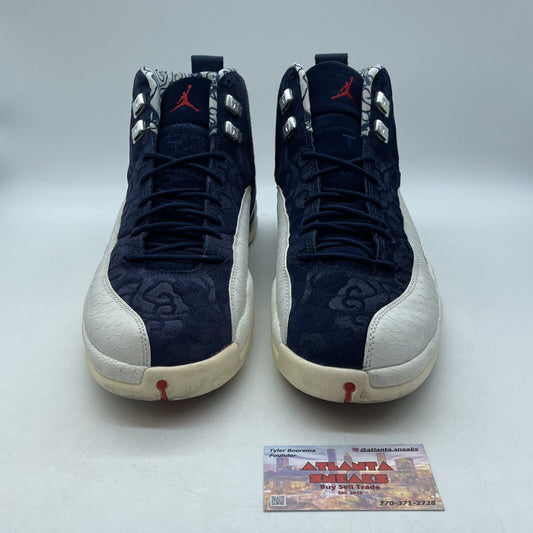 Size 13 - Air Jordan 12 Retro International Flight Blue White (BV8016-445)