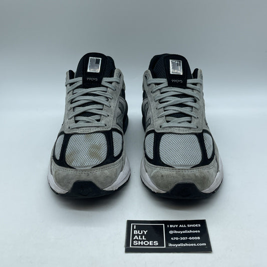 Size 9 - New Balance 990v5 Made In USA Black Grey Suede Leather (M990GB5)