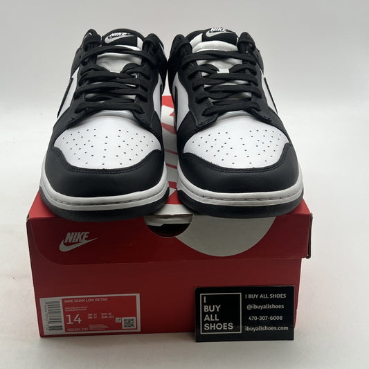 Size 14 - Nike Dunk Low Black White (DD1391-100)
