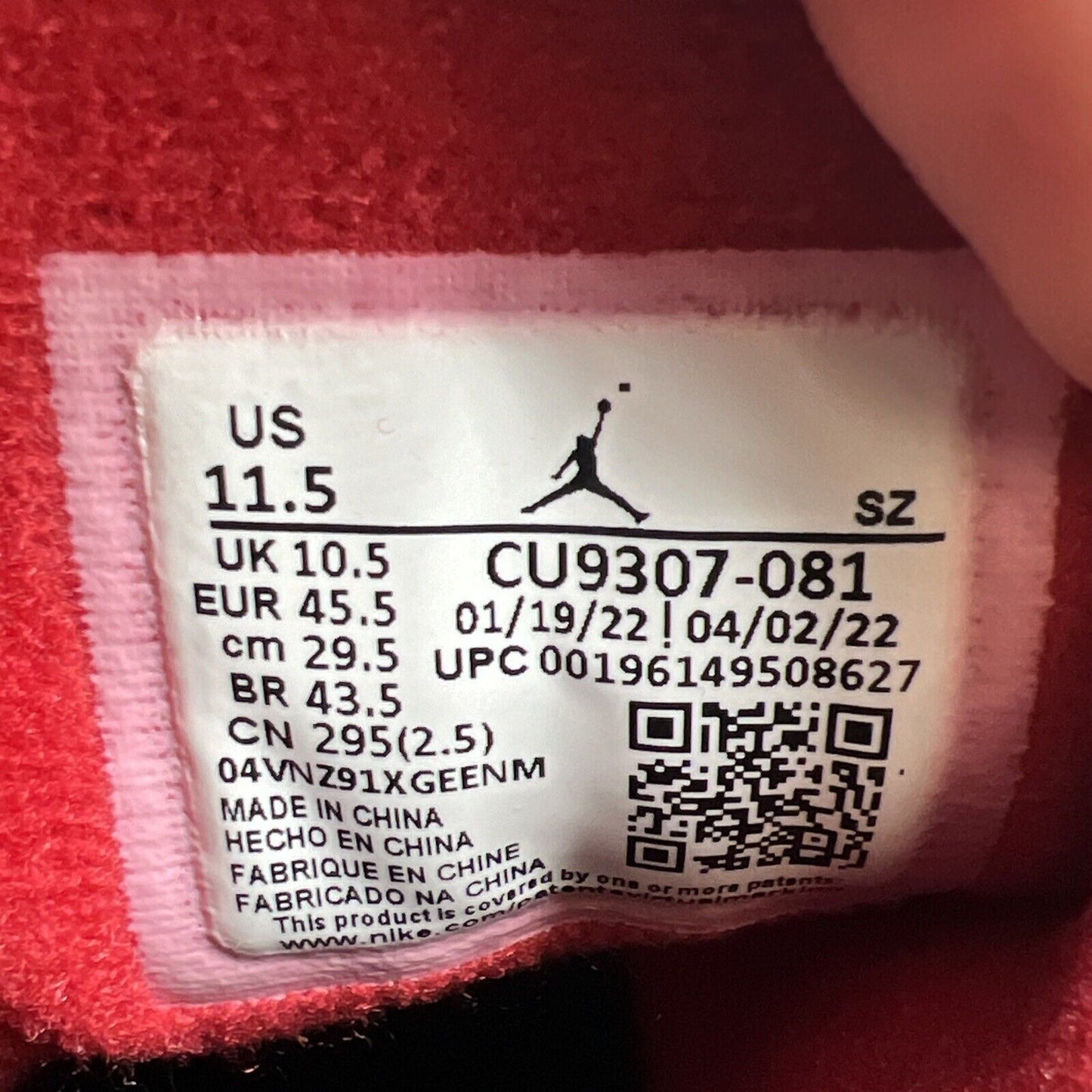 Size 11.5 - Jordan 7 Retro Citrus Yellow Red Suede (CU9307-081)