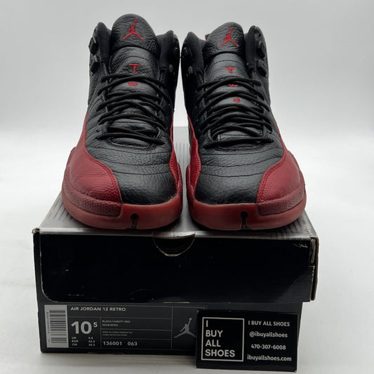 Size 10.5 - Air Jordan 12 Retro 2003 Flu Game (136001-063)