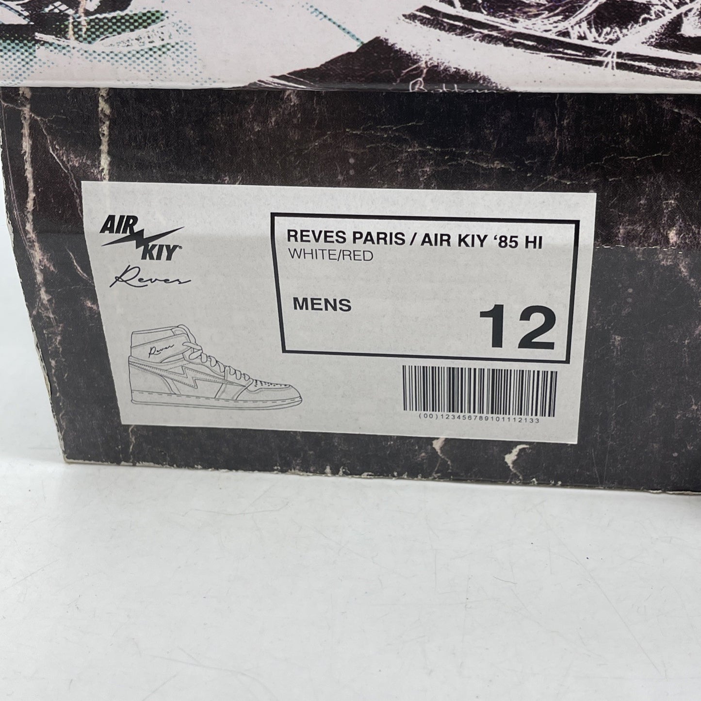 Size 12 - reves paris air kiy White Red