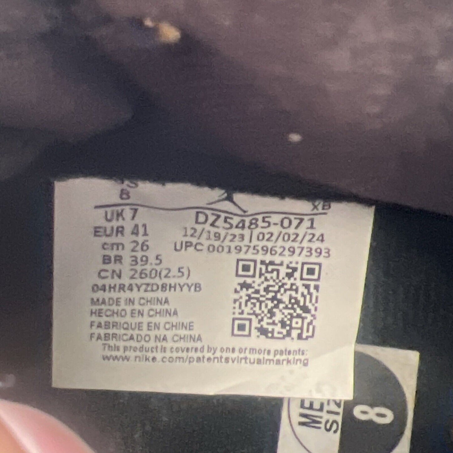 Size 8 - Air Jordan 1 Retro OG High Black Gold (DZ5485-071)