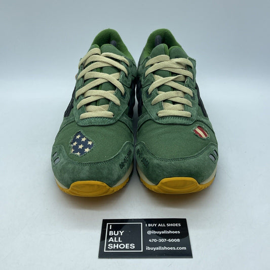 Size 10.5 - ASICS x Sneaker Politics Gel-Lyte III "Always Ready" Green Black