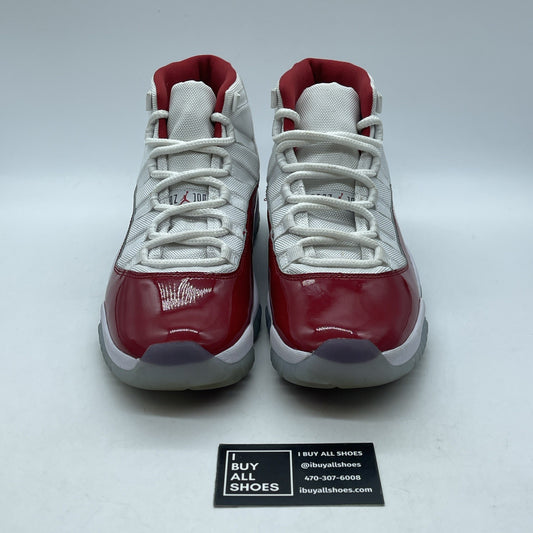 Size 10 - Jordan 11 Retro High Cherry Red White Leather Suede (CT8012-116)