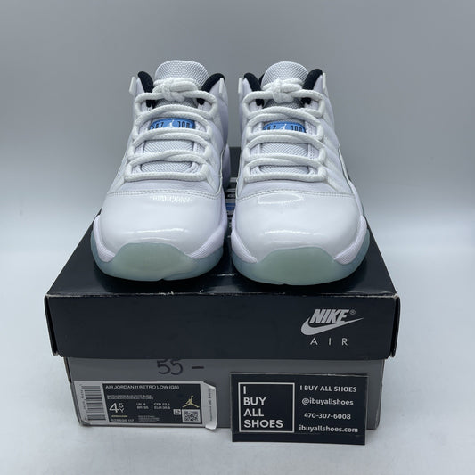 Size 4.5Y - Air Jordan 11 Retro Low Legend Blue (528896-117)