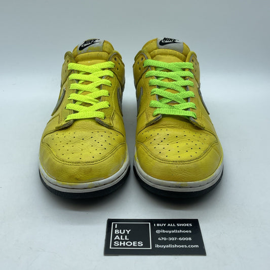 Size 10 - Nike Dunk Low Multicoloured Silver Yellow Leather (AH7979-992)
