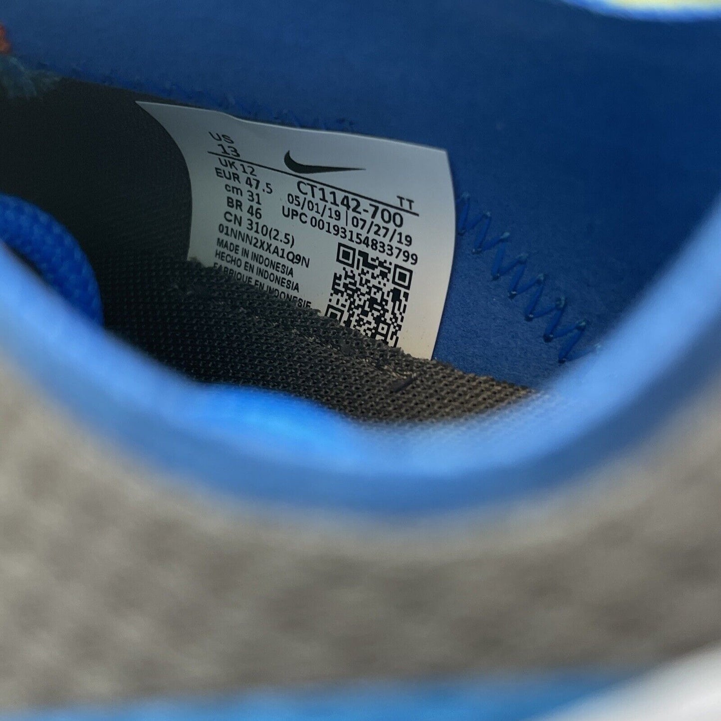 Size 13 - Nike React Element 55 SE Volt Stardust Grey Suede Leather (CT1142-700)