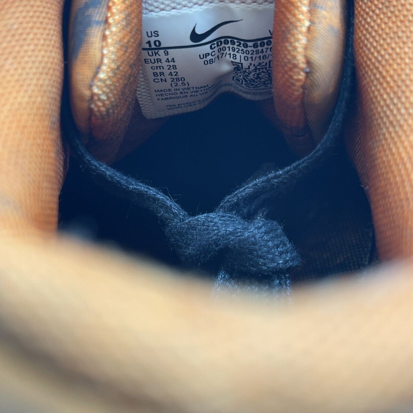 Size 10 - Nike Air Max 90 QS Mars Landing Brown Orange Silver Black (CD0920-600)
