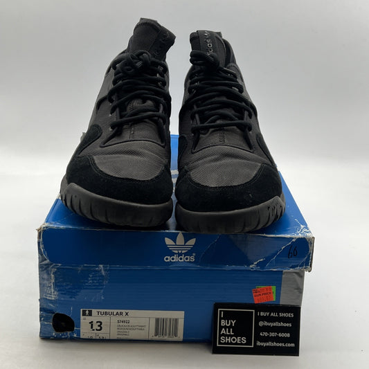 Size 13 - Adidas Tubular X Core Black (S74922)