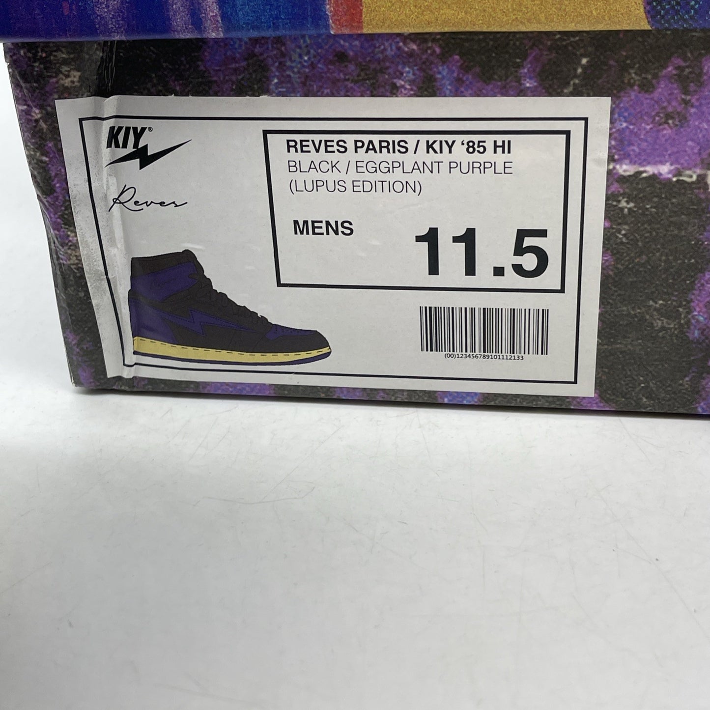 Size 11.5 - Air Kiy x Reves Paris ‘85 Hi “Lupus Edition”
