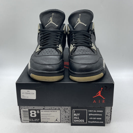 Size 8.5 - Air Jordan 4 Retro LS oreo 2015 (314254-003)