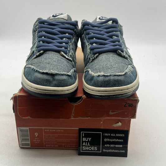 Size 9 - Nike Dunk Cl Low Denim (304714-441)