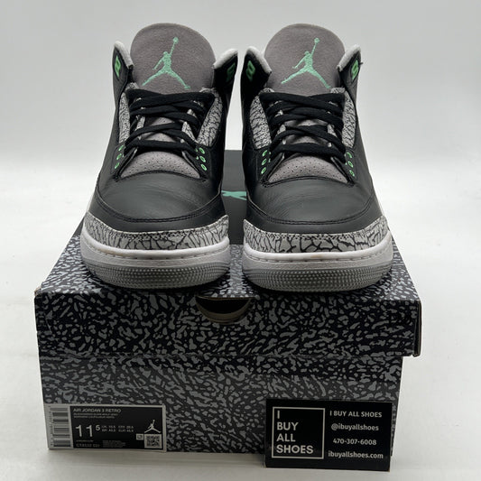 Size 11.5 - Air Jordan 3 Retro Green Glow (CT8532-031)