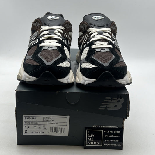 Size 13 - New Balance 9060 Brown Black (U9060BRN)