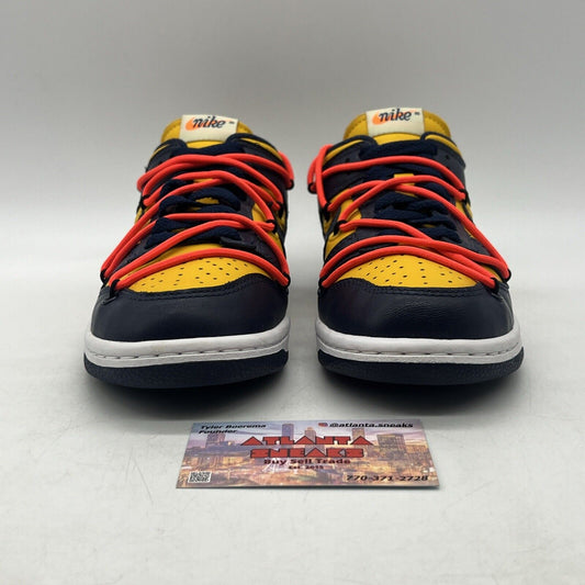 Size 4 - Nike Dunk Low x OFF-WHITE University Gold 2019 Heavy Yellow CT0856-700