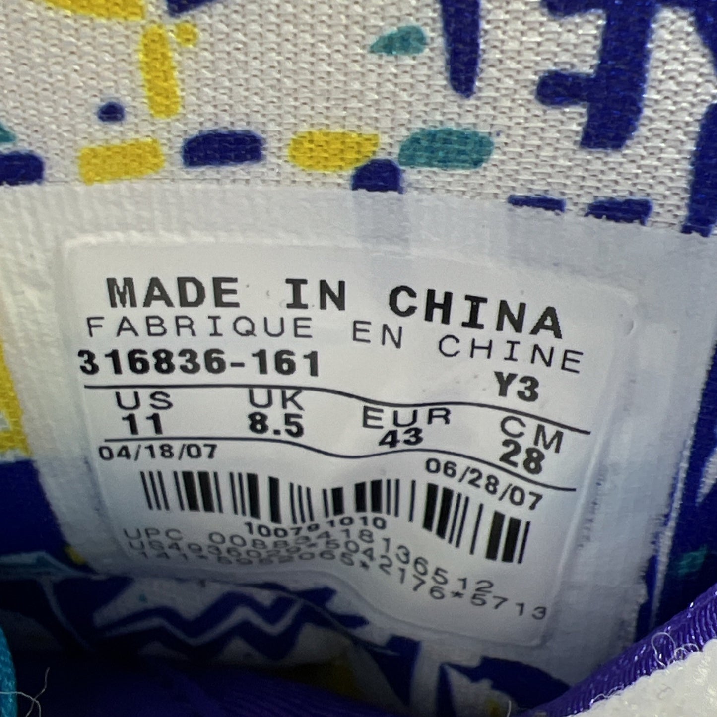 Size 11 - Air Jordan 8 Retro White Aqua W (316836-161)