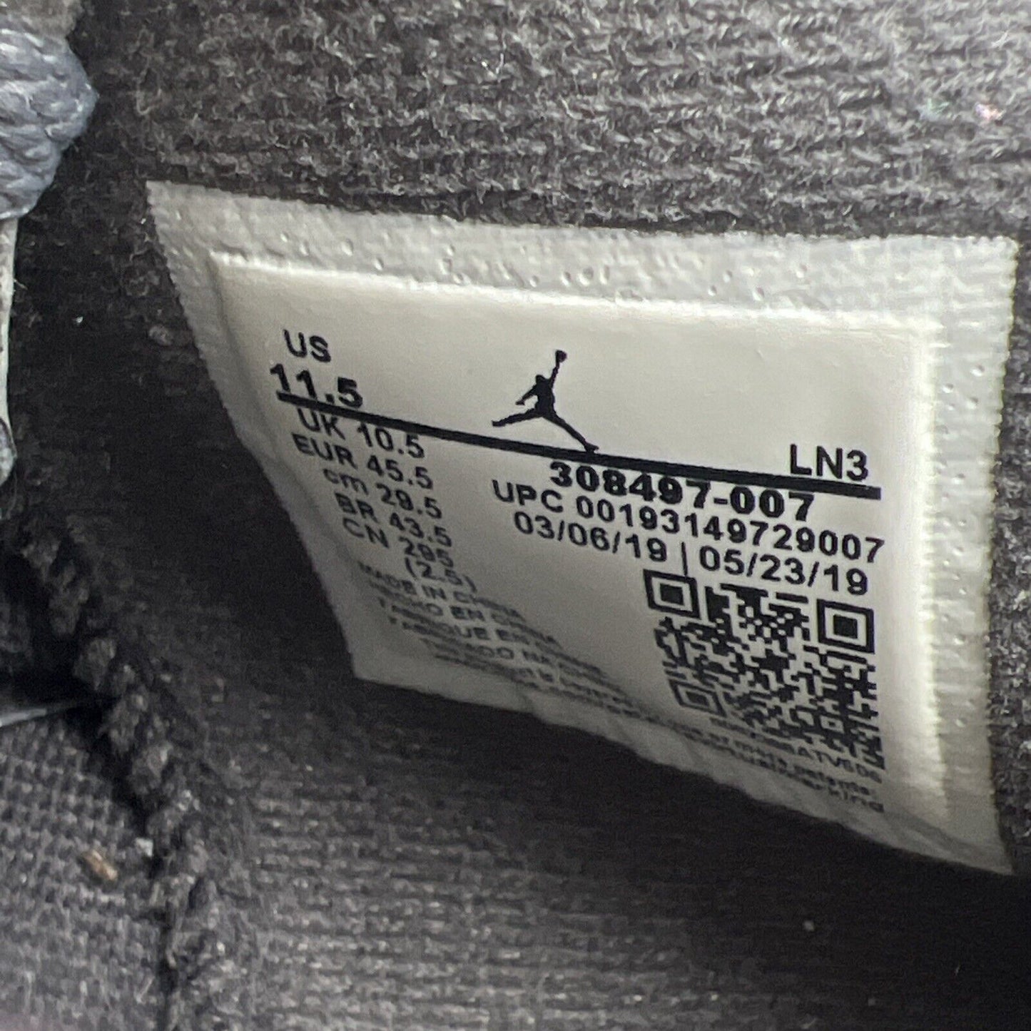 Size 11.5 - Air Jordan 4 Retro Low Cool Grey (308497-007)