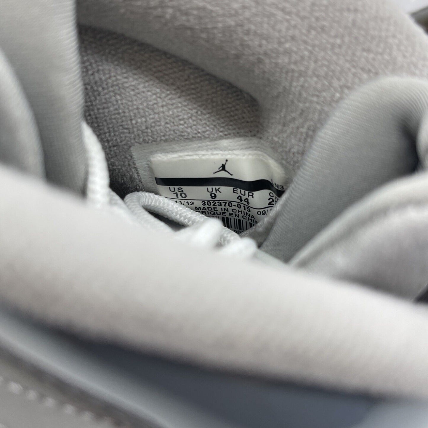 Size 10 - Air Jordan 9 Retro 2012 Cool Grey White Leather (314996-330)