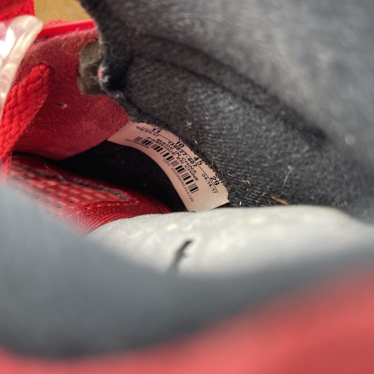 Size 11 - Air Jordan 5 Retro Red Suede Black (136027-602)