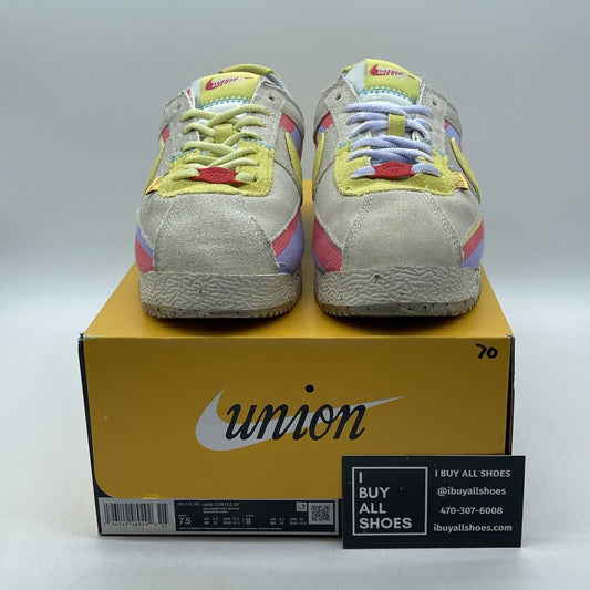 Size 7.5 - Nike Union LA x Cortez SP Lemon Frost Brown Yellow Suede (DR1413-100)