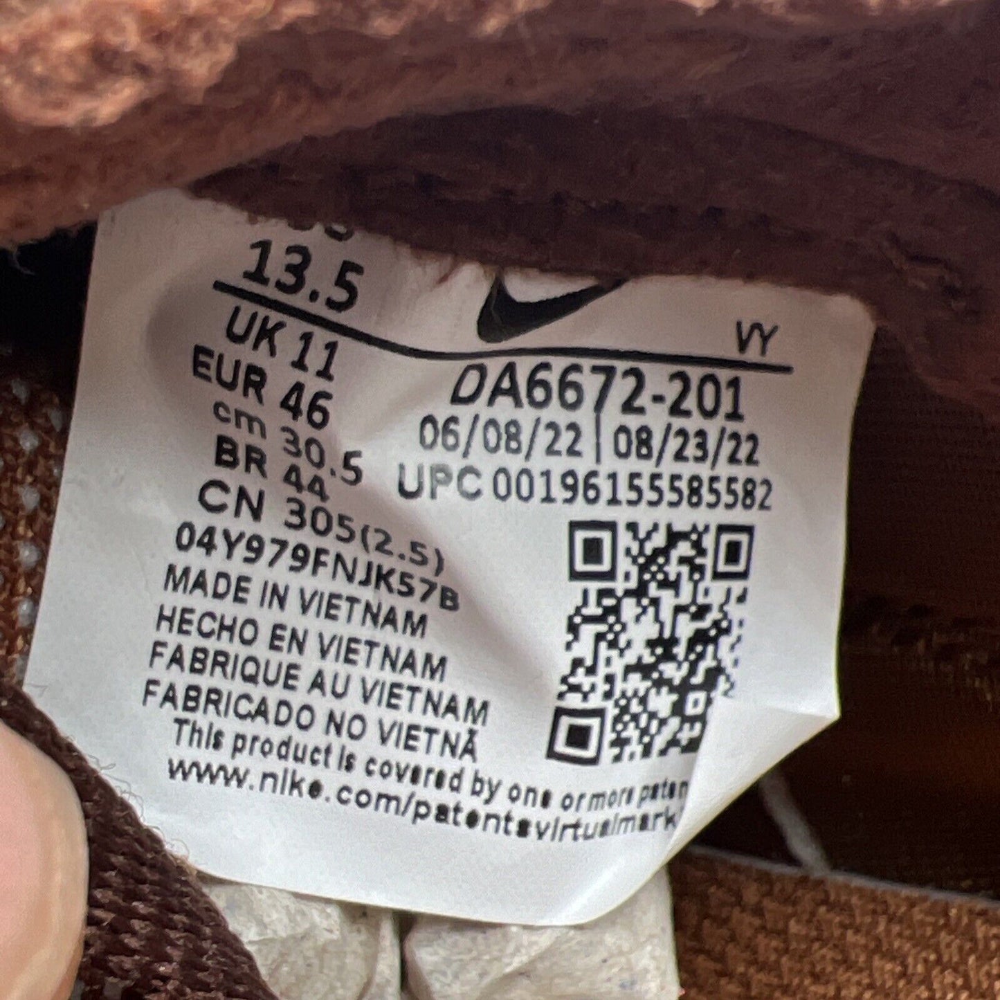 Size 13.5 - NikeCraft General Purpose Shoe x Tom Sachs Low Brown W (DA6672-201)