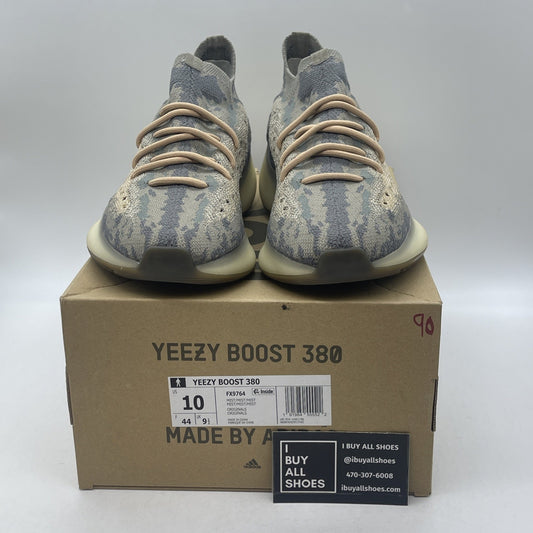 Size 10 - adidas Yeezy Boost 380 Mist Non-Reflective Brown Suede (FX9764)