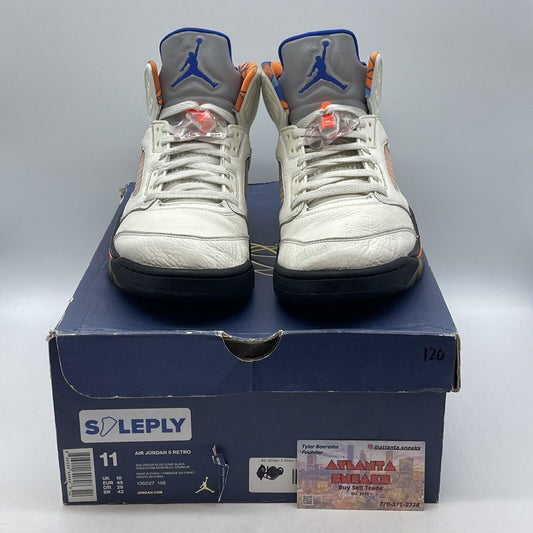 Size 11 - Air Jordan 5 Retro International Flight white Leather (136027-148)