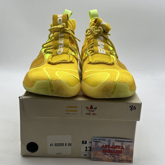 Size 13 - adidas Pharrell x Crazy BYW X Bright Yellow (EG7724)