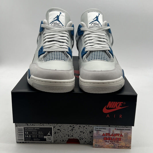 Size 13 - Air Jordan 4 Retro 2024 Military Blue (FV5029-141)