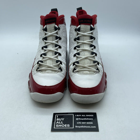 Size 6.5Y - Air Jordan 9 Retro Gym Red White Black Leather Suede (302359-160)