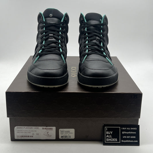 Size 10G - Gucci High-Top Leather (368517-AYOZ0-1000)
