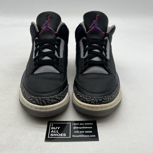 Size 8.5 - Air Jordan 3 Retro Court Purple (CT8532-050)