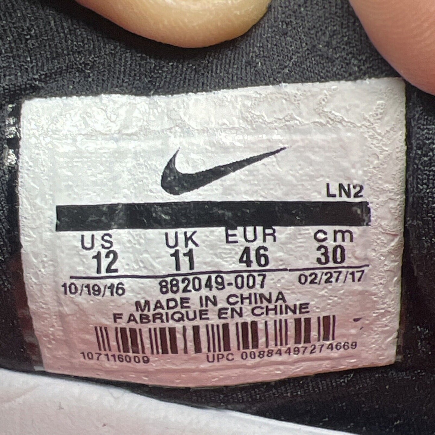 Size 12 - Nike Kobe A.D. NXT Black White