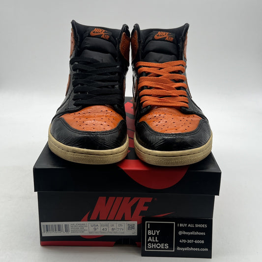 Size 9.5 - Air Jordan 1 Retro OG High Shattered Backboard 3.0 (555088-028)