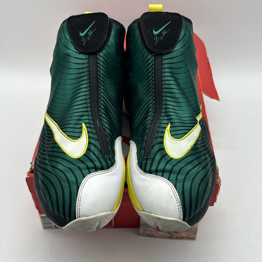 Size 12 - Nike Air Zoom Flight QS Sole Collector 2013 Green Yellow Black Suede