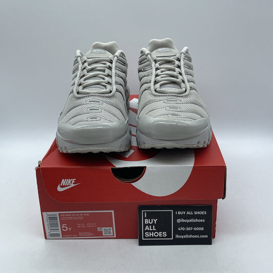 Size 5Y - Nike Air Max Plus TN Light Silver Iron Ore Silver Suede (FZ0977-001)