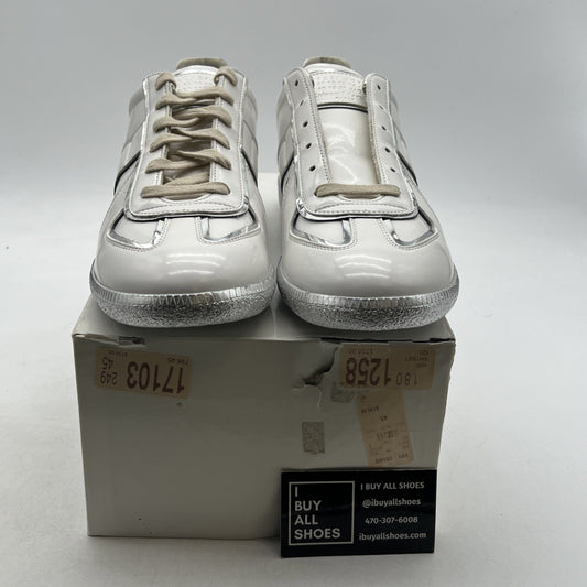 Size 45 - MAISON MARGIELA 22 low silver sole sneakers