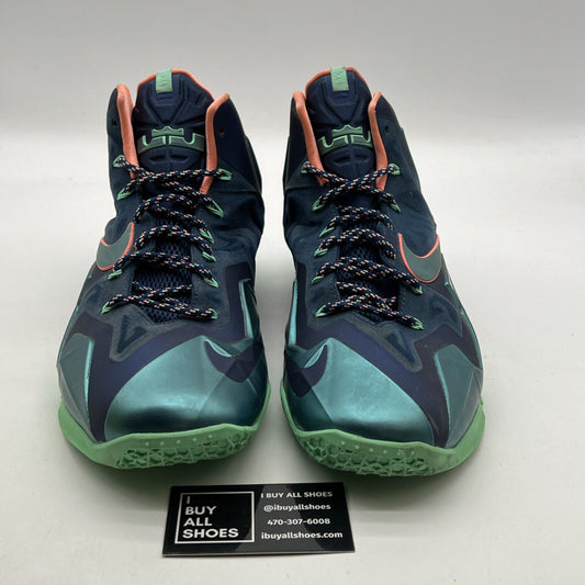 Size 14 - Nike LeBron 11 Miami vs Akron (616175-400)