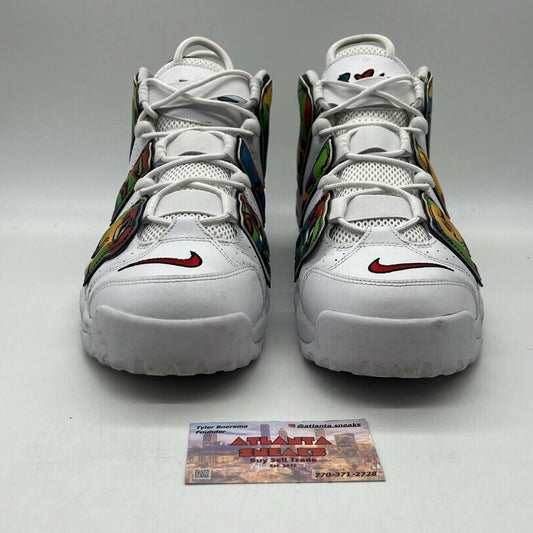Size 13 - Nike Air More Uptempo Peace, Love, Basketball 2021 Multiple Color