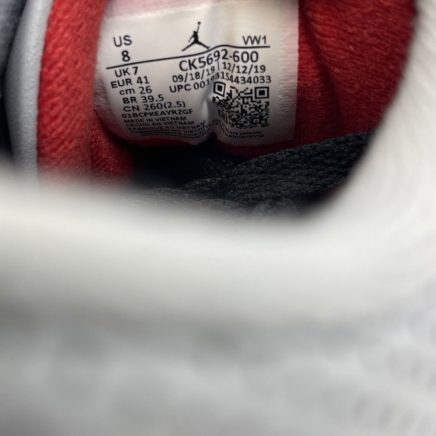 Size 8 - Jordan 3 Retro SE Mid Unite Grey Suede Black Red leather (CK5692-600)