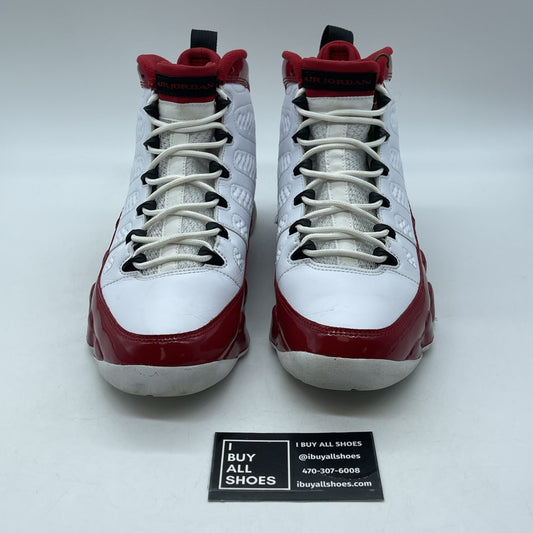 Size 9.5 - Air Jordan 9 Retro Gym Red White Black Leather (302370-160)