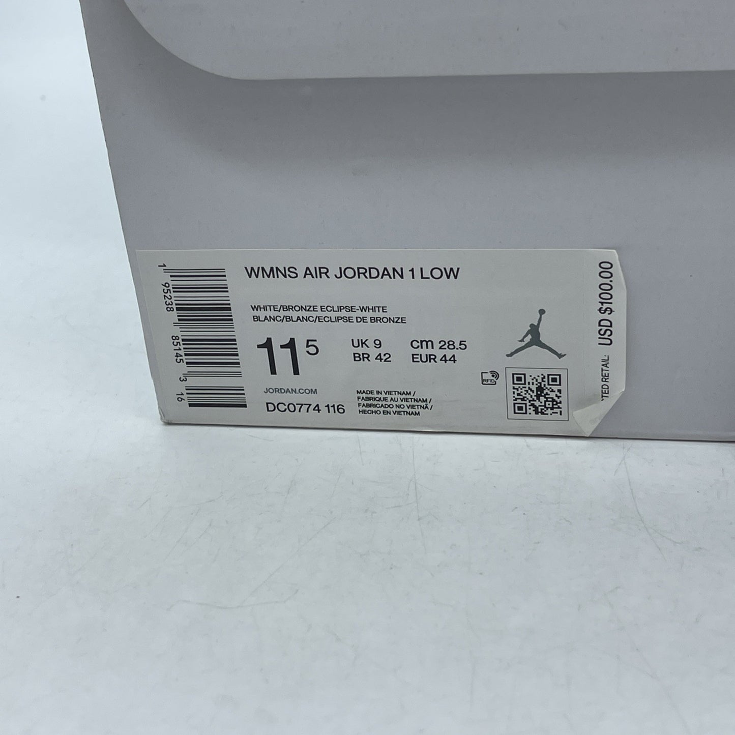 Size 11.5W - Nike Air Jordan 1 Low "Bronze Eclipse" (DC0774-116)