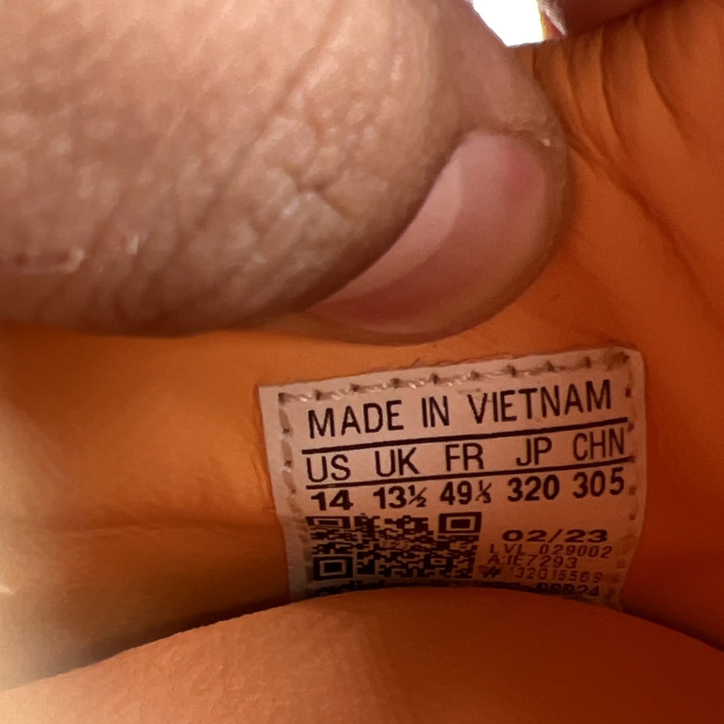 Size 14 - Adidas Pharrell x Humanrace Samba - Orange (IE7293)