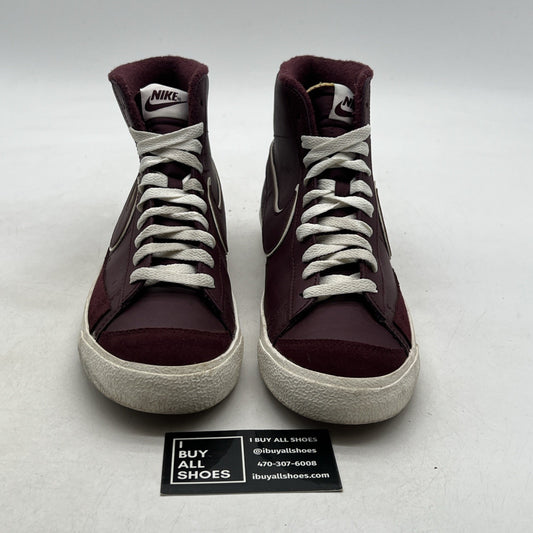 Size 9.5 - Nike Blazer '77 Premium Mid College Pack - Night Maroon (DQ7672-600)