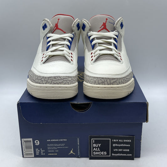 Size 9 - Air Jordan 3 Retro International Flight (136064-140)